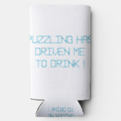 パズルのせいで酒が飲めなくなった スリム缶クーラー (裏面)