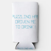 パズルのせいで酒が飲めなくなった スリム缶クーラー (正面)