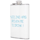 パズルのせいで酒が飲めなくなった フラスク (左)