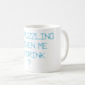 パズルのせいで飲み水が流されたのか？ コーヒーマグカップ (正面右)