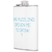 パズルのせいで飲み水が流されたのか？ フラスク (左)