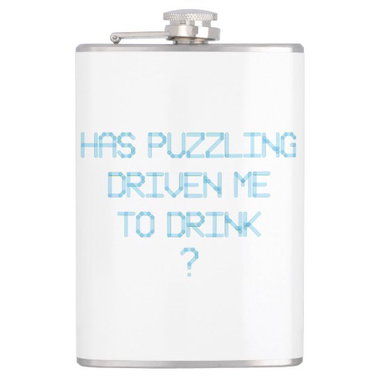 パズルのせいで飲み水が流されたのか？ フラスク (正面)