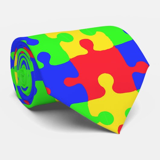 パズルのタイ ネクタイ (ロール)