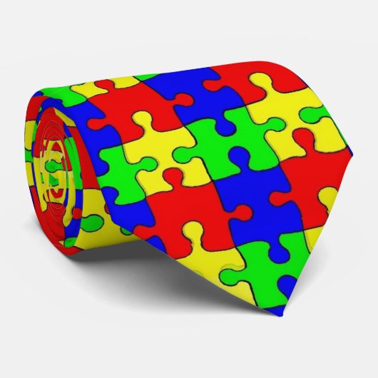 パズルのタイ ネクタイ (ロール)