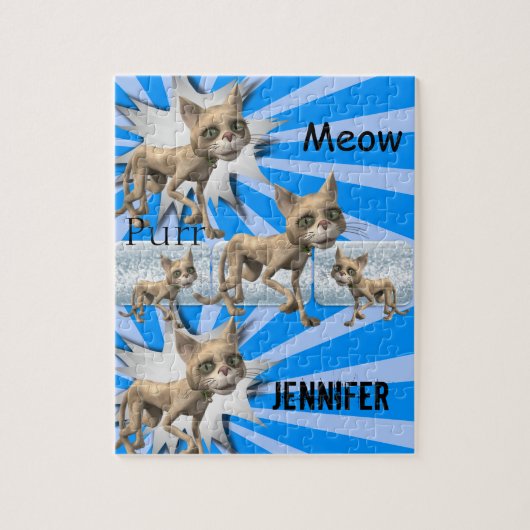 パズルのネコちゃん ジグソーパズル (縦)