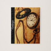 パズルのヴィンテージ壊中時計の写真撮影 ジグソーパズル (縦)