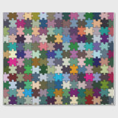 パズルの包装紙 ラッピングペーパー (フラット)