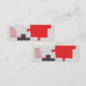 パズルの名刺 スキニー名刺 (正面/裏面)