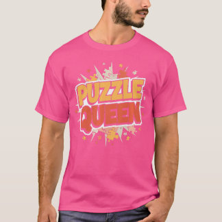 パズルの女王 - ジグソーパズル愛好家 Tシャツ