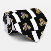 パズルの屋根が付いている不動産市場 ネクタイ (ロール)