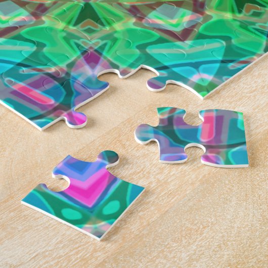 パズルの幾何学的な曼荼羅G18 ジグソーパズル (側面)