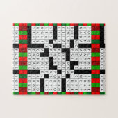 パズルの恋人のクロスワード・パズルのギフト用の箱! ジグソーパズル (横)