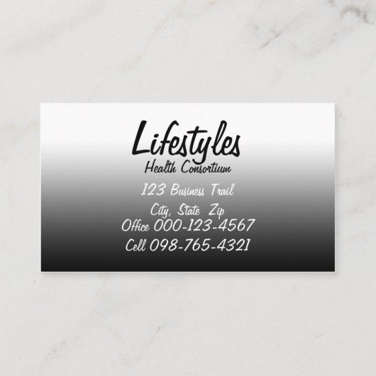 パズルの業務分業 名刺 (裏面)