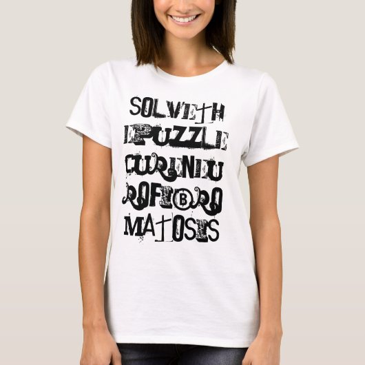パズルの治療の神経線維腫症を解決して下さい! Tシャツ (正面)