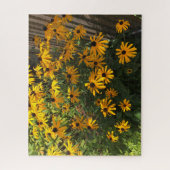 パズルの秋の庭の花 ジグソーパズル (縦)