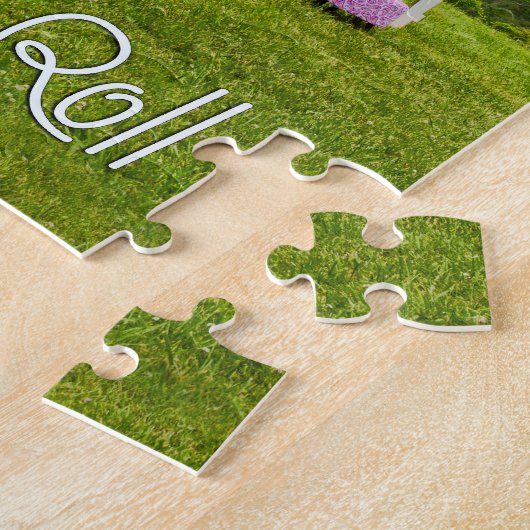 パズルの缶の幸せなヴィンテージのキャンピングカー ジグソーパズル (側面)