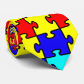 パズルの部分のタイ ネクタイ (ロール)