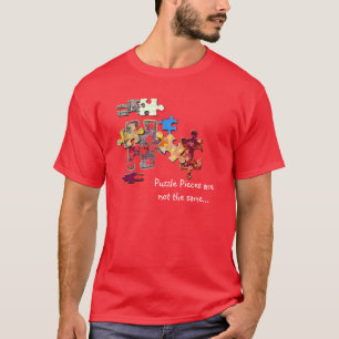 パズルの部分は同じ…ではないです Tシャツ
