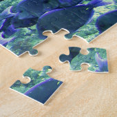 パズルの青の魚 ジグソーパズル (側面)