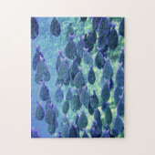 パズルの青の魚 ジグソーパズル (縦)