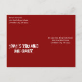 パズルの２つのピースのように ポストカード (裏面)