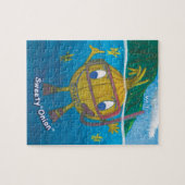 パズルのsnorkeler ジグソーパズル (横)