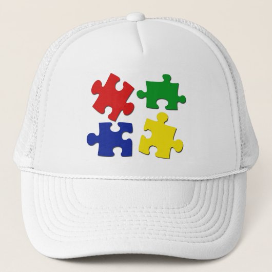 パズルは帽子を継ぎ合わせます キャップ (正面)