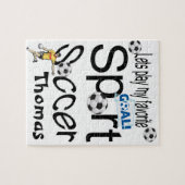 パズルは遊スポーツお気に入りのサッカー ジグソーパズル (横)