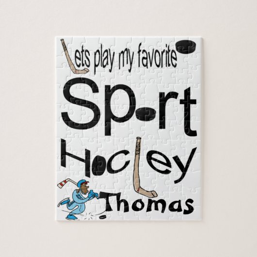 パズルは遊スポーツお気に入りのホッケー ジグソーパズル (縦)