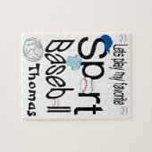 パズルは遊スポーツお気に入りの野球 ジグソーパズル (横)