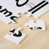 パズルは遊スポーツお気に入りの野球 ジグソーパズル (側面)