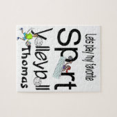 パズルは遊スポーツバお気に入りのレーボール ジグソーパズル (横)