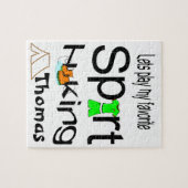 パズルは遊私たちのスポーツお気に入りのハイキング ジグソーパズル (横)