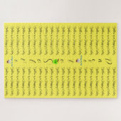 パズルは黄色の挑戦を解決する ジグソーパズル (横)