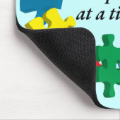 パズルを解決します… 青いマウスパッド マウスパッド (コーナー)