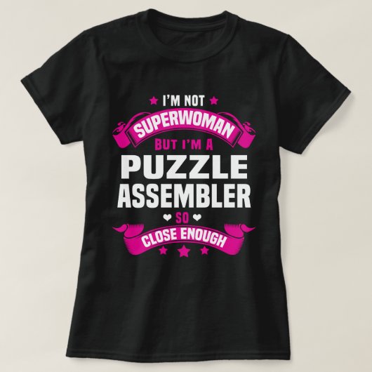 パズルアセンブラ Tシャツ (デザイン正面)