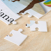 パズルアフリカンウィメンオレンジツリーフローラ ジグソーパズル (側面)