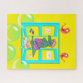 パズルアリゲーターバブルバスバブル ジグソーパズル (横)