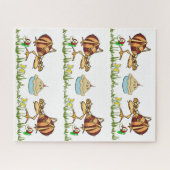 パズルアンツアップルパイグラスバタフライ ジグソーパズル (横)