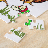 パズルアンツアップルパイグラスバタフライ ジグソーパズル (側面)