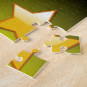 パズルイエロースターズブラック ジグソーパズル (側面)