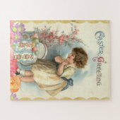 パズルイースター挨拶 ジグソーパズル (横)