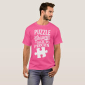 パズルウィスパーラジおもしろいグソーパズル Tシャツ (正面フル)