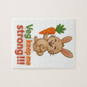 パズルウサギと野菜 ジグソーパズル (横)