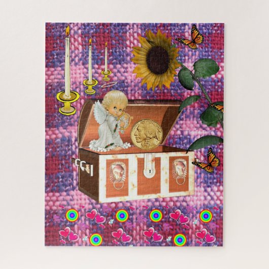 パズルエンジェルサンフラワー ジグソーパズル (縦)