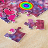 パズルエンジェルサンフラワー ジグソーパズル (側面)