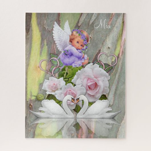 パズルエンジェルホワイトスワンズ ジグソーパズル (縦)