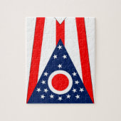 パズルオハイオ州旗州 ジグソーパズル (縦)