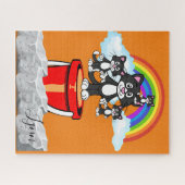 パズルオレンジキャッツレインボー ジグソーパズル (横)