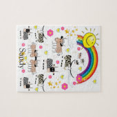 パズルカウサンクラウドレインボーフローラ ジグソーパズル (横)